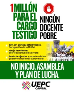 2025: un a帽o de ataque de los gobiernos nacional y provincial a la educaci贸n p煤blica, al salario, las jubilaciones y todos nuestros derechos