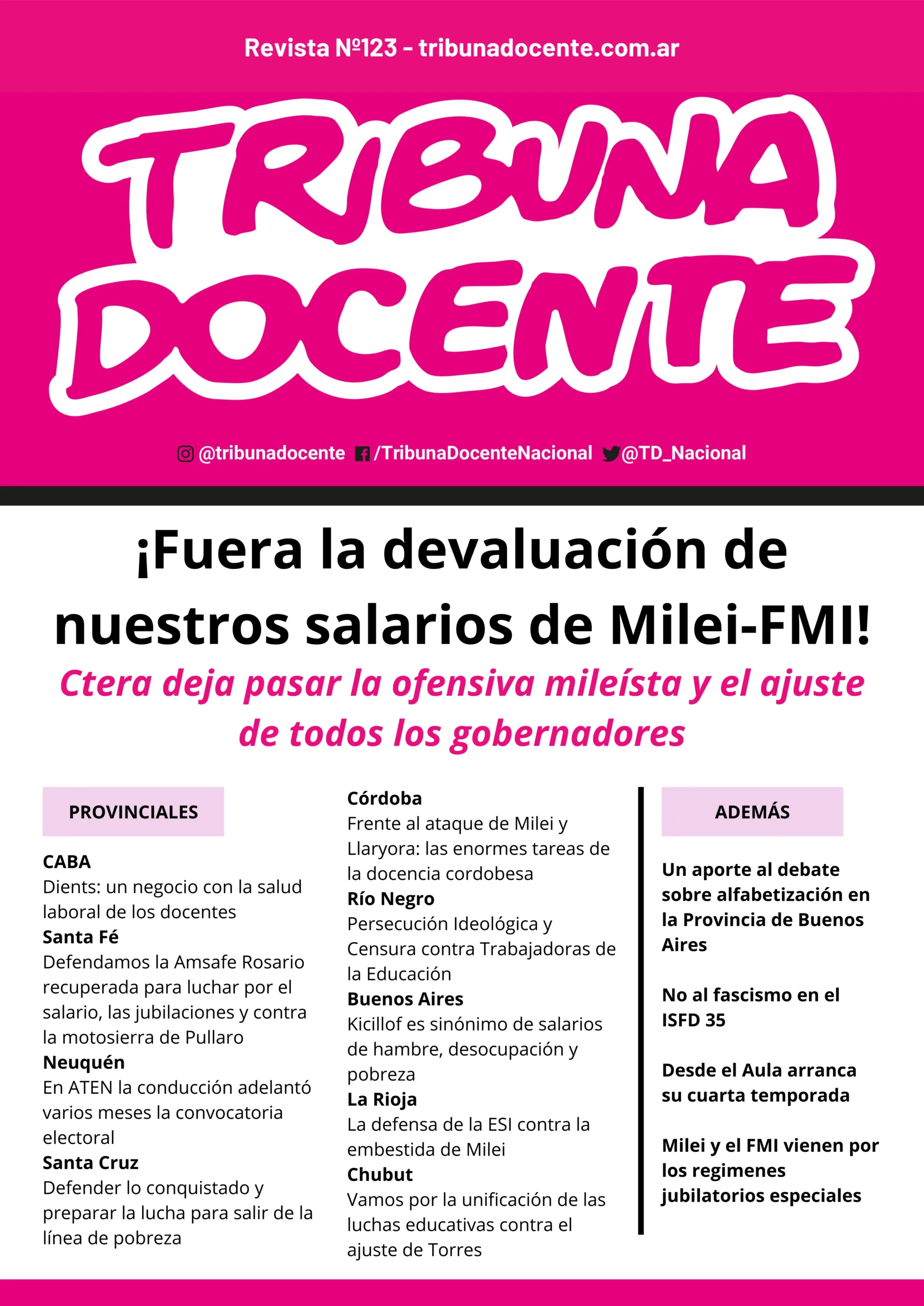 Tribuna Docente 123