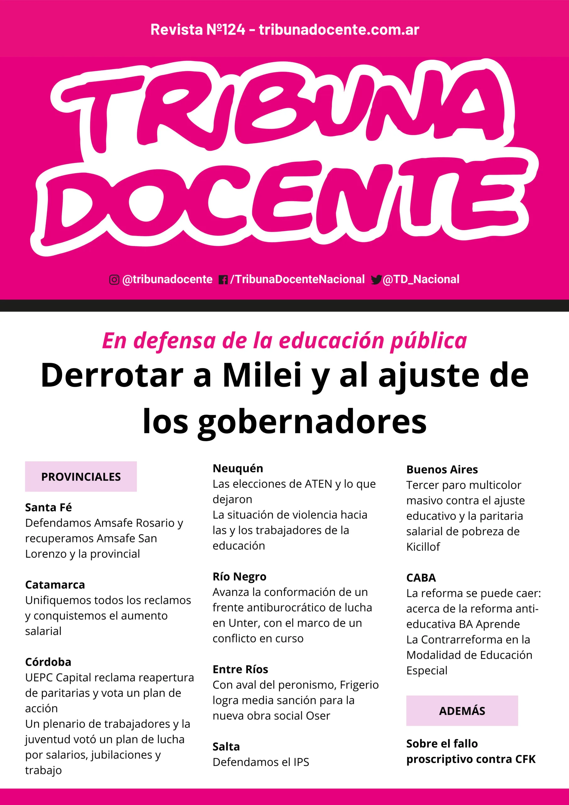 Tribuna Docente 124